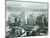 Tacoma Downtown Business District, 1930-Chapin Bowen-Mounted Premium Giclee Print