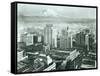 Tacoma Downtown Business District, 1930-Chapin Bowen-Framed Stretched Canvas