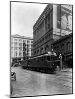 Tacoma Electric Interurban at Station, 1924-Asahel Curtis-Mounted Giclee Print