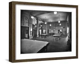 Tacoma Elks Club Billiard Room, 1925-Marvin Boland-Framed Giclee Print