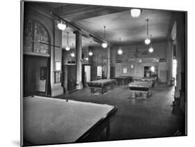 Tacoma Elks Club Billiard Room, 1925-Marvin Boland-Mounted Giclee Print