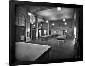 Tacoma Elks Club Billiard Room, 1925-Marvin Boland-Framed Giclee Print