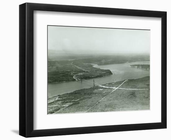 Tacoma Narrows Bridge (1940)-null-Framed Giclee Print