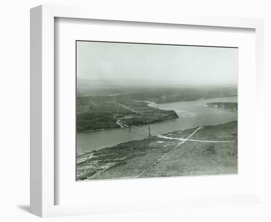 Tacoma Narrows Bridge (1940)-null-Framed Giclee Print