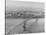 Tacoma Narrows Bridge from Gig Harbor Towards Tacoma, WA (ca. 1950)-null-Stretched Canvas