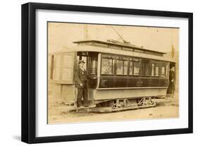 Tacoma Railway and Motor Company Street Car, North K Street Line (ca. 1899)-E.L. Gurnea-Framed Giclee Print