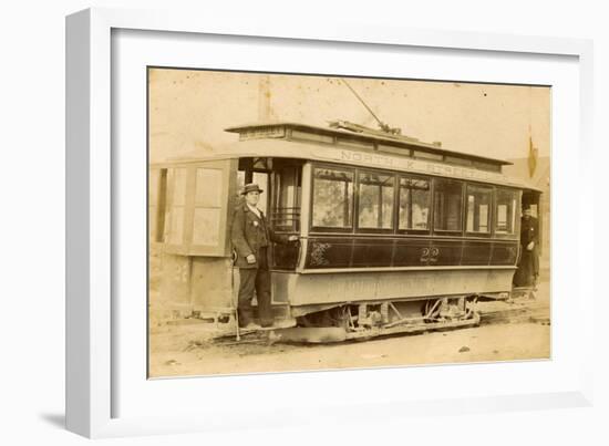 Tacoma Railway and Motor Company Street Car, North K Street Line (ca. 1899)-E.L. Gurnea-Framed Giclee Print