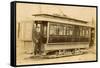 Tacoma Railway and Motor Company Street Car, North K Street Line (ca. 1899)-E.L. Gurnea-Framed Stretched Canvas