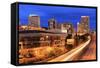 Tacoma Skyline, Washington State, United States of America, North America-Richard Cummins-Framed Stretched Canvas