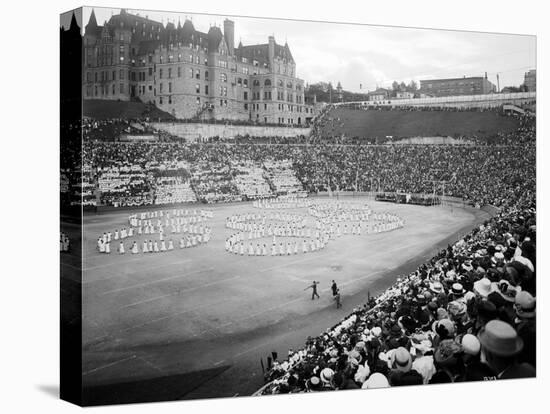 Tacoma Stadium, "The Awakening of Spring," 1915-Asahel Curtis-Stretched Canvas