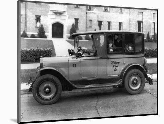 Tacoma Taxicab & Transfer Co, 1927-Chapin Bowen-Mounted Giclee Print