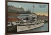 Tacoma, WA - View of Municipal Dock with Steamer-Lantern Press-Framed Art Print