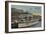 Tacoma, WA - View of Municipal Dock with Steamer-Lantern Press-Framed Art Print