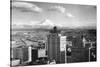 Tacoma, WA View of Rainier from Medical Arts Building Photograph - Tacoma, WA-Lantern Press-Stretched Canvas