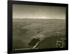 Tacoma, Washington, Aerial View (ca. 1937)-null-Framed Giclee Print