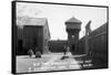 Tacoma, Washington - Defiance Point Park, Ft. Nisqually Trading Post-Lantern Press-Framed Stretched Canvas