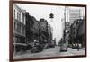 Tacoma, Washington - Northern View from Pacific Avenue-Lantern Press-Framed Art Print