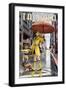 Tacoma, Washington - Rain Girl-Lantern Press-Framed Art Print