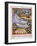 Tacuinum Sanitatis. 14th Century. Medieval Handbook of Health. Man Looking for Amber by a River.…-null-Framed Giclee Print