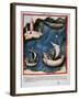 Tacuinum Sanitatis. Boats at Sea-null-Framed Giclee Print