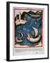 Tacuinum Sanitatis. Boats at Sea-null-Framed Giclee Print