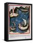 Tacuinum Sanitatis. Boats at Sea-null-Framed Stretched Canvas