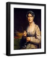 Tacy Shoemaker, 1818-Charles Willson Peale-Framed Giclee Print