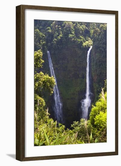 Tad Fane Waterfall, This Is the Tallest Waterfall in Laos. Bolaven Plateau, Laos-Micah Wright-Framed Photographic Print