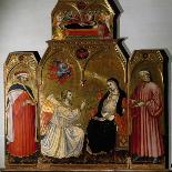 Annunciation and Saints-Taddeo di Bartolo-Giclee Print