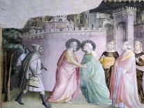 Presentation of Mary in Temple, Detail from Stories of Virgin-Taddeo Gaddi-Giclee Print