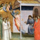 St Joachim Being Expelled from Temple, Detail from Stories of Virgin-Taddeo Gaddi-Giclee Print