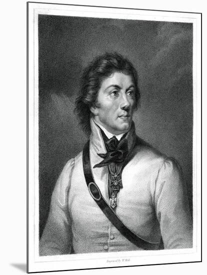 Tadeusz Kosciuszko, Polish and Lithuanian National Hero, General and Leader-W Holl-Mounted Giclee Print