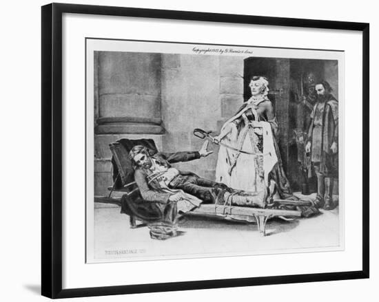 Tadeusz Kosciuszko Refusing Sword Offered by Catherine II, 1883-Georges Louis Poilleux-saint-ange-Framed Giclee Print