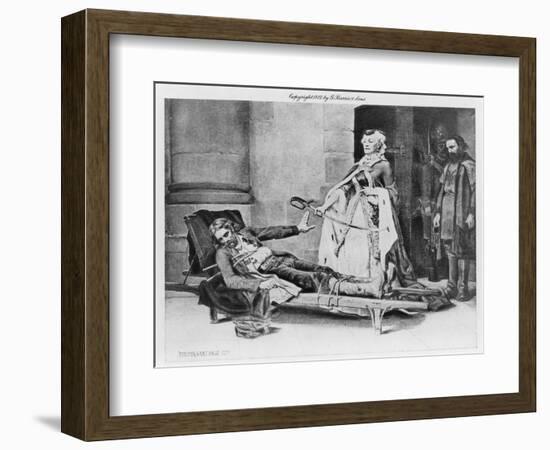 Tadeusz Kosciuszko Refusing Sword Offered by Catherine II, 1883-Georges Louis Poilleux-saint-ange-Framed Giclee Print
