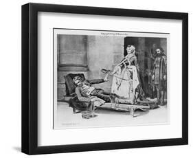 Tadeusz Kosciuszko Refusing Sword Offered by Catherine II, 1883-Georges Louis Poilleux-saint-ange-Framed Giclee Print