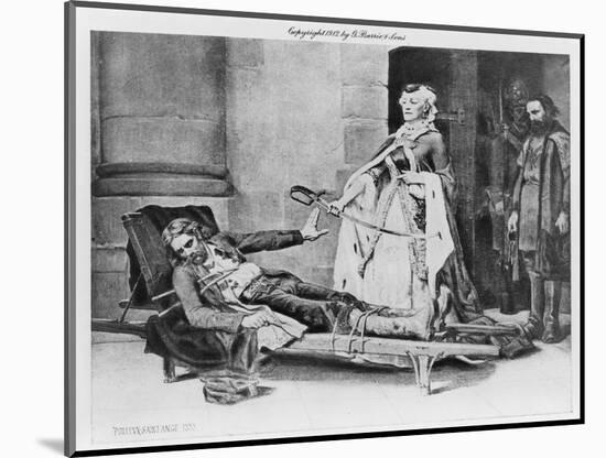 Tadeusz Kosciuszko Refusing Sword Offered by Catherine II, 1883-Georges Louis Poilleux-saint-ange-Mounted Giclee Print