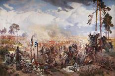 The Battle of Grunwald, 1910-Tadeusz Popiel-Mounted Giclee Print