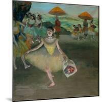 Tänzerin auf der Bühne. 1878-Edgar Degas-Mounted Giclee Print