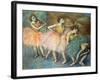 Tänzerinnen in grün und gelb (Danseuses Vertes et Jaunes). Um 1903-Edgar Degas-Framed Giclee Print