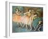 Tänzerinnen in grün und gelb (Danseuses Vertes et Jaunes). Um 1903-Edgar Degas-Framed Giclee Print