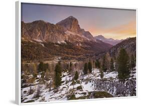 Tafana De Rozes, Le Tofane, Passo Falzarego, Veneto, the Dolomites, Italy-Rainer Mirau-Framed Photographic Print