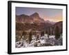 Tafana De Rozes, Le Tofane, Passo Falzarego, Veneto, the Dolomites, Italy-Rainer Mirau-Framed Photographic Print