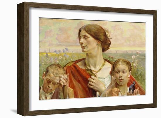 Tafel "Heimat" eines Triptychons 1903-Jacek Malczewski-Framed Giclee Print