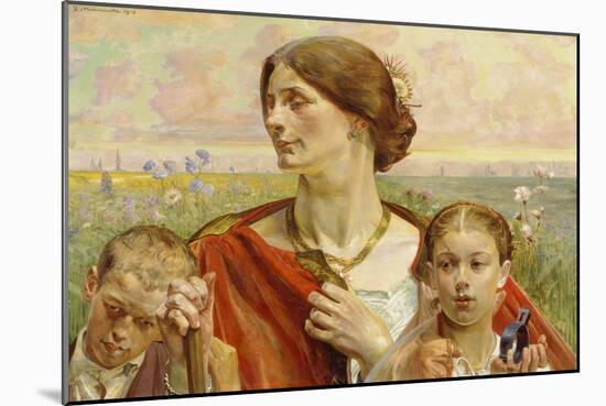 Tafel "Heimat" eines Triptychons 1903-Jacek Malczewski-Mounted Giclee Print