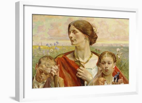 Tafel "Heimat" eines Triptychons 1903-Jacek Malczewski-Framed Giclee Print