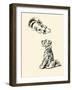 Taffy Has A Bone-Lucy Dawson-Framed Art Print