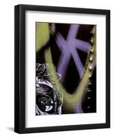 Tag Face-Jenny Kraft-Framed Art Print