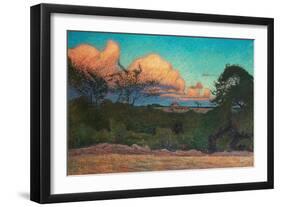 Tagande Skyar (1901)-Nils Kreuger-Framed Giclee Print