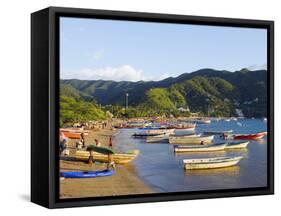Taganga, Caribbean Coast, Colombia, South America-Christian Kober-Framed Stretched Canvas