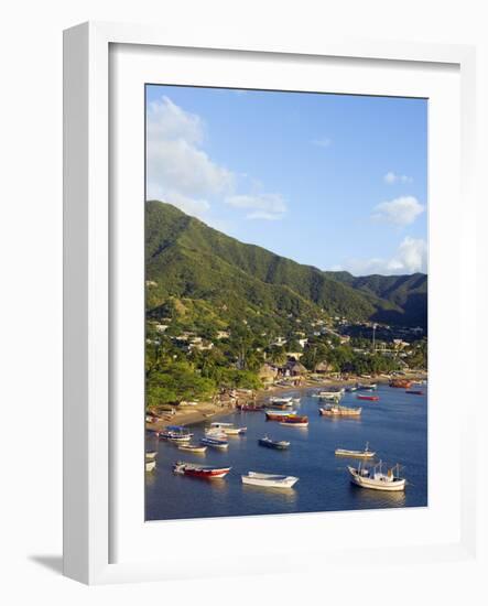 Taganga, Caribbean Coast, Colombia, South America-Christian Kober-Framed Photographic Print